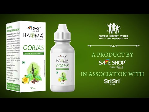 Oorjas - Herbal Health Drops by Safe Shop in association with Sr Sri Tattva