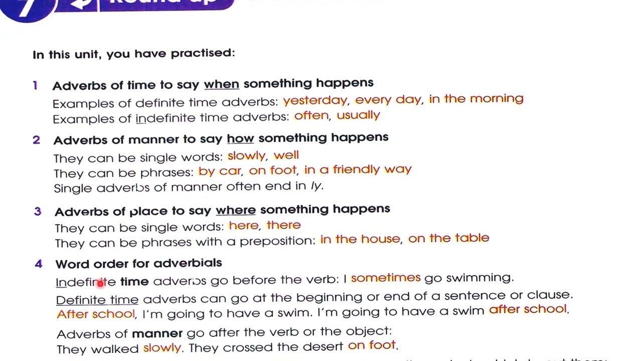 صفحة 85 انكليزي ثالث متوسط