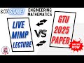 LIVE IMP LECTURE VS GTU 2025 PAPER  | ENGINEERING MATHS | SEM 2 | DIPLOMA ENGG.