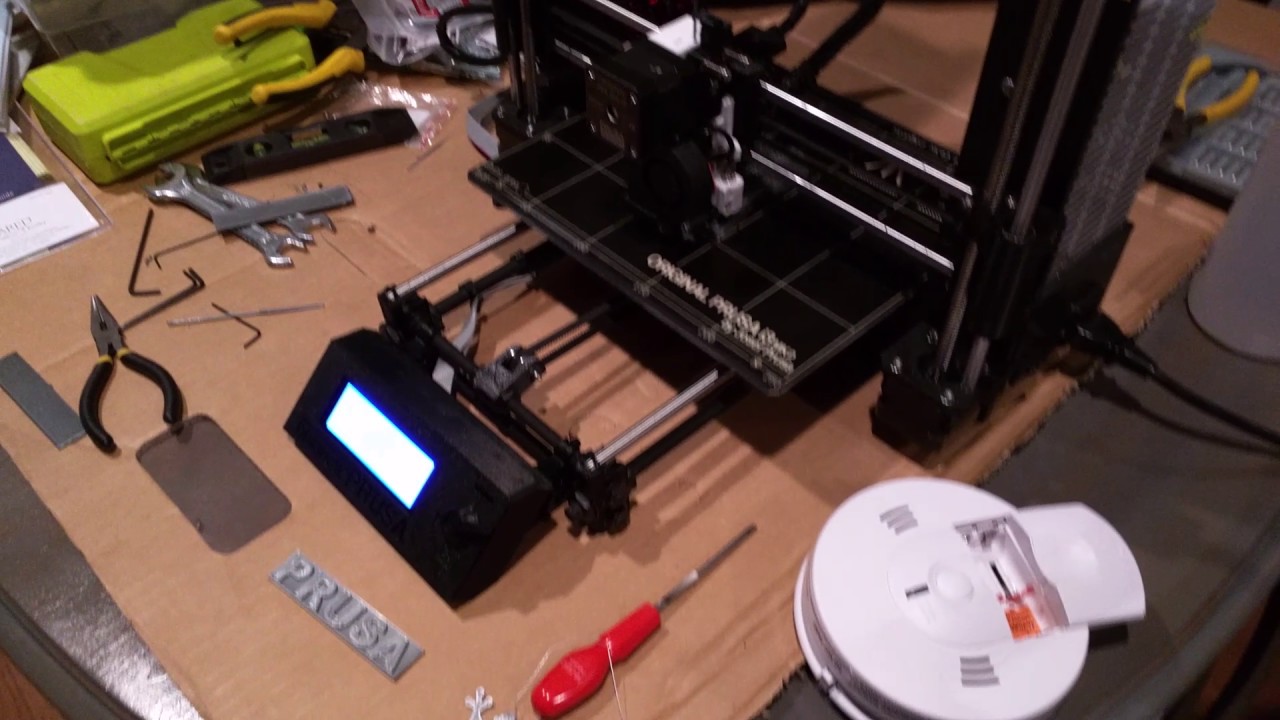 Newly Built Prusa i3 Mk2s Testing - YouTube