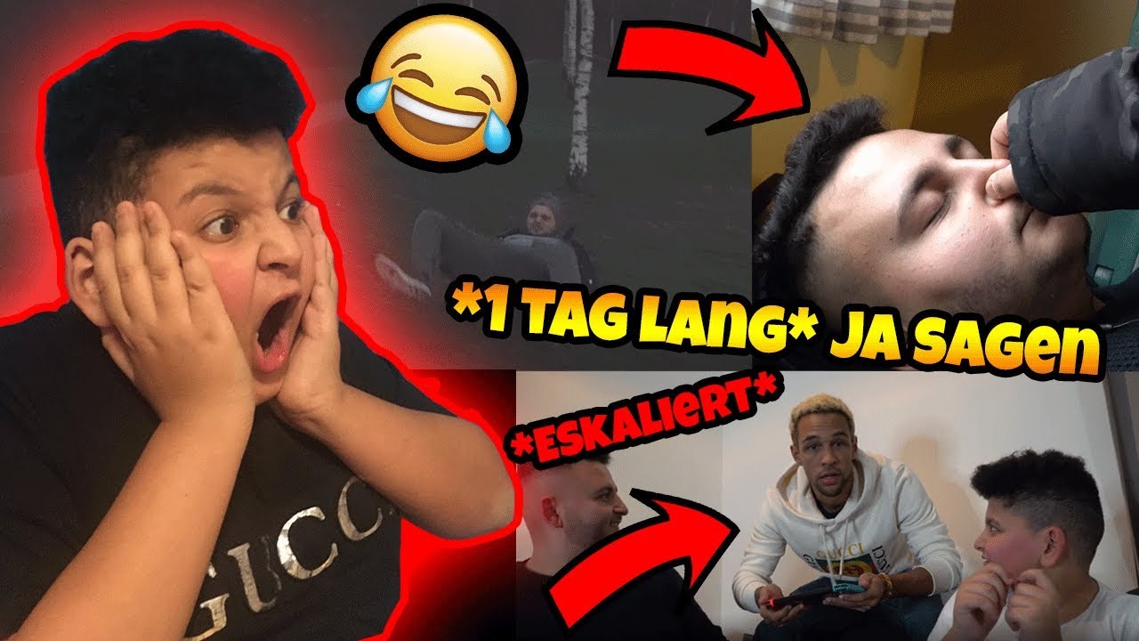 😱1 TAG LANG NUR "JA" SAGEN CHALLENGE (eskaliert) | Can Wick