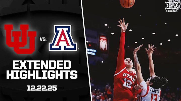 Utah vs. Arizona Extended Highlights | 2025-26 Big 12 Women's Basketball