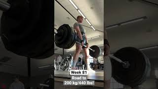 375 lbs (170 kg) Deadlift x 2 Reps PR!