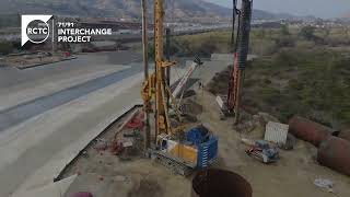 71/91 Interchange Project Sky Tour - Week of December 18, 2023