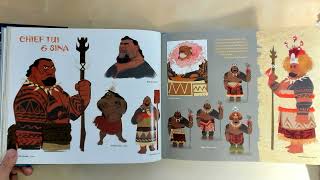 The Art of Moana Hardcover Book Preview