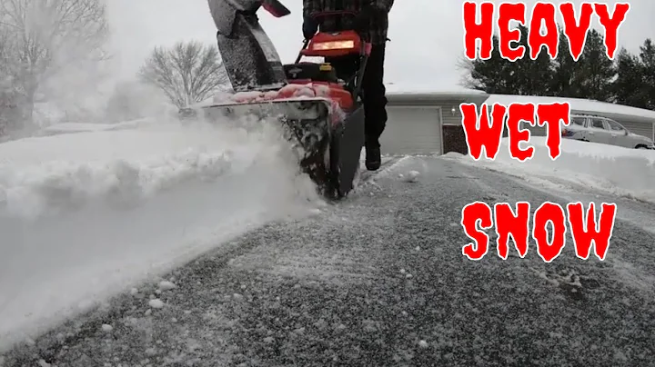 Single Stage Simplicity 1222EE Blowing Wet Heavy Snow