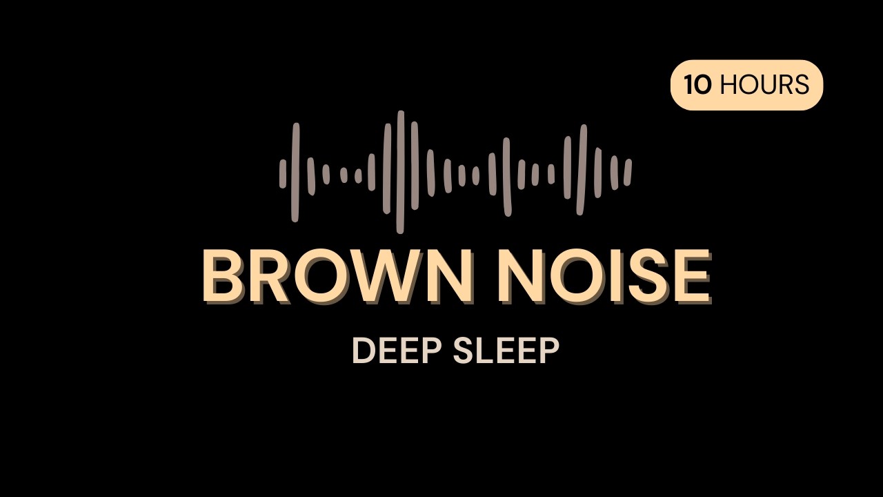 10 Hours Brown Noise for Deep Sleep | Block Background Noise & Relax | Black Screen