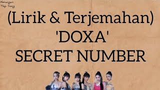 (Lirik & Terjemahan) DOXA - SECRET NUMBER