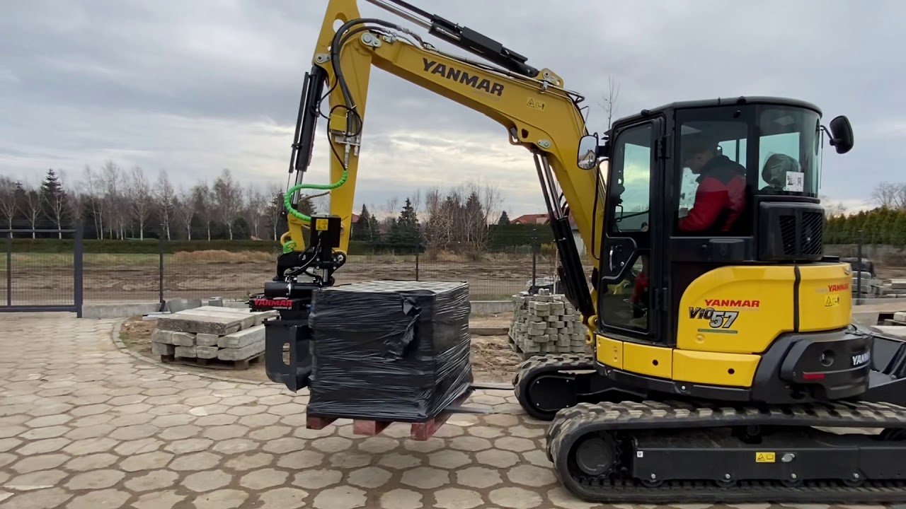 Yanmar Vio57-6B Rototilt x06 z systemem x-control