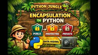 Encapsulation in Python 🔥 | Public, Protected, Private Explained | OOPs | Python Jungle 🌴