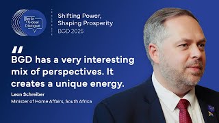 BGD 2025: Leon Schreiber, Minister for Home Affairs, SouthAfrica