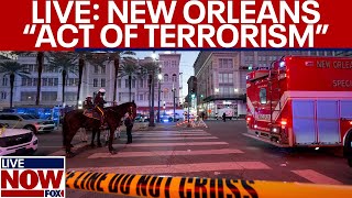 LIVE: New Orleans attack investigated as "act of terrorism", 10 dead, 30+ hurt on Bourbon Street