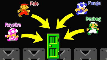 The Funniest Mario Maker Video of All Time (ft. Desbug, Panga, Raysfire)