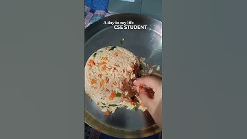 Living Alone Diaries  | CSE Student #engineering #productivity #studygram #coderslife #lunch