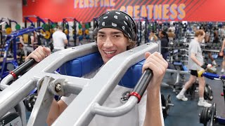 Thumbnail for My First Time in the Gym! (trying to better myself)