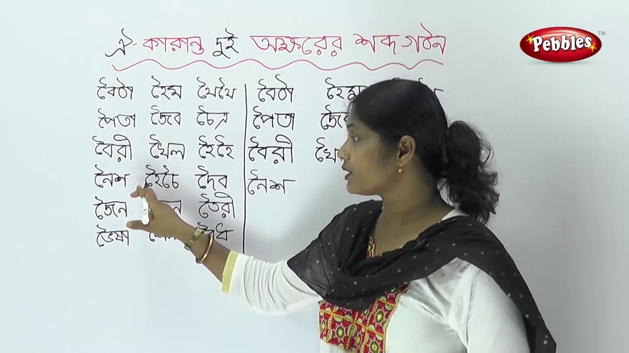 learning bengali alphabet writing