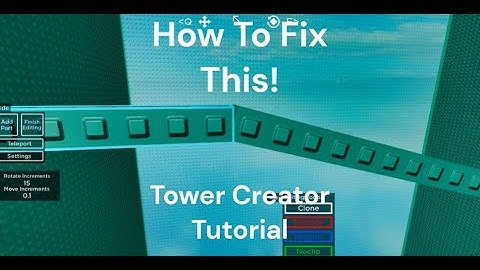 A Tower Creator trick you will want to know.