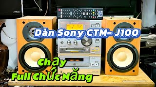 ( ĐÃ BÁN)--Dàn Sony CMT-J100 - Chạy Full - Giải Mã DA-Fm 90-Chỉnh Bass/Treble trên Mót-( Giá 1tr300)