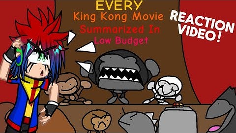 (Spinozilla2005) Spino Reacts to Every King Kong movie Summarized in low budget!🦍🌟