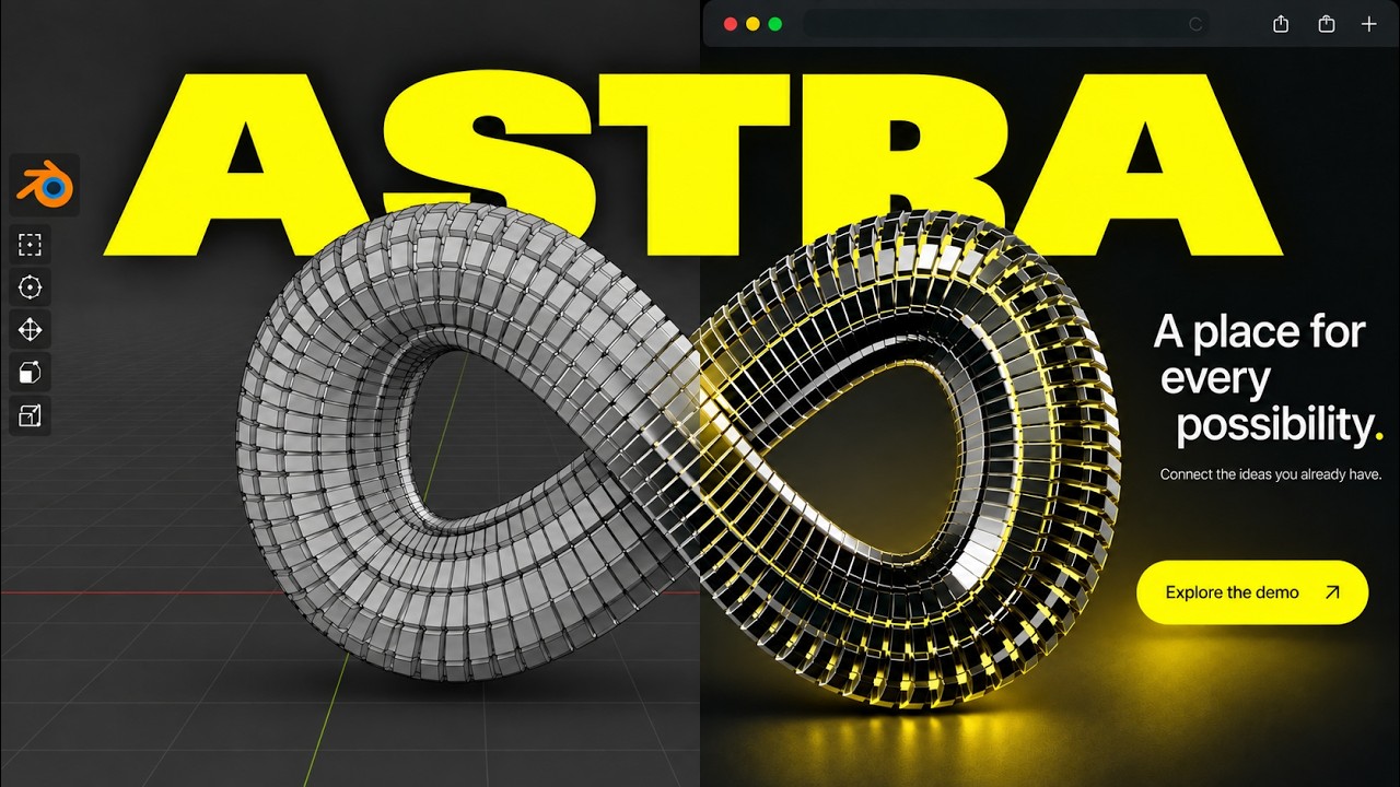 How to Build 3D Websites with GPT-6 Astra and Blender