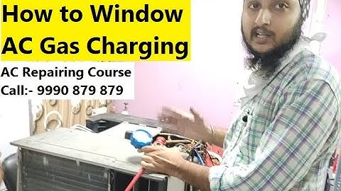 How to Window AC Gas Charging | Window AC Gas Charging Process