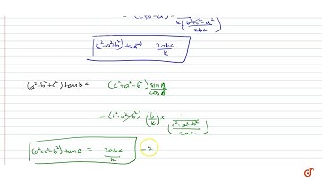In a ` DeltaA B C ,` prove the following : `(c^2-a^2+b^2)tanA=(a^2-b^2+c^2)tanB=(b^2-c^2+a^2)t
