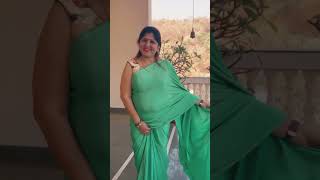 Bhabhi With Beautiful Green Saree