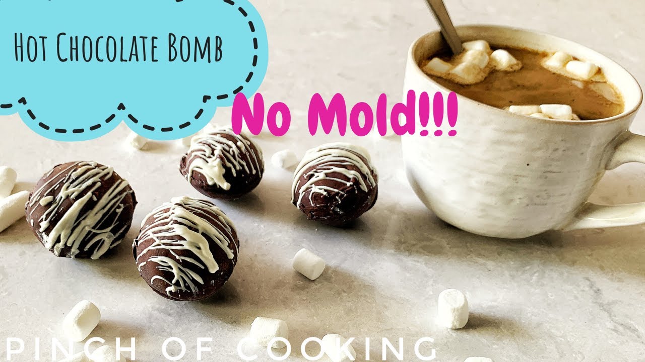 How To Make Hot Chocolate Bombs Without a Mold - Make TikTok Hot Cocoa  Bombs Just Using an Egg