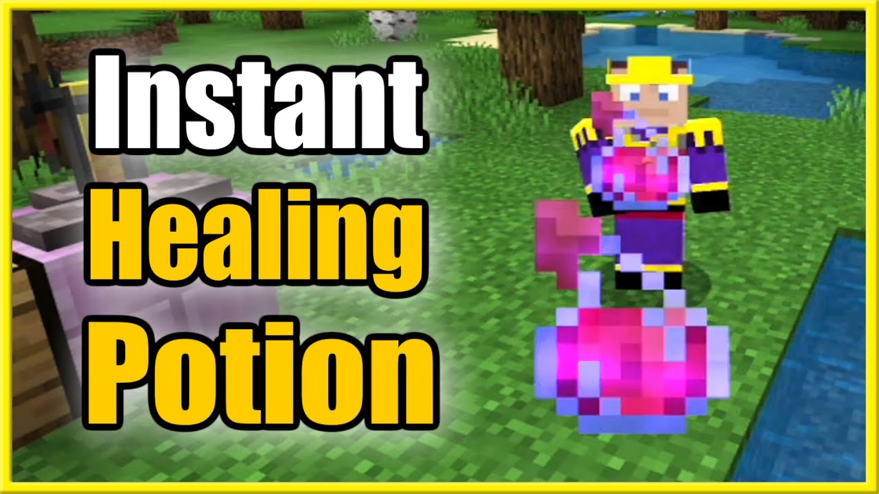 How To Make A Instant Health Potion In Minecraft