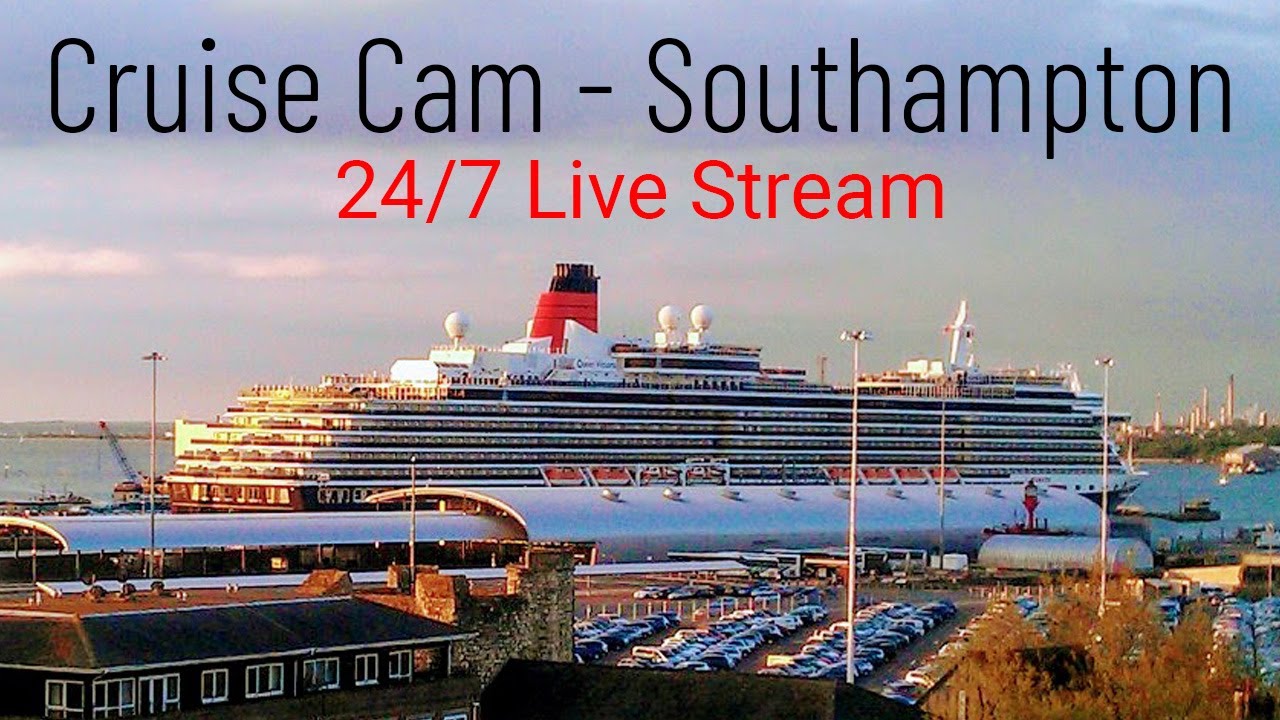 Cruise Cam - Southampton Cruise Ship Live Stream (24/7) in 4K