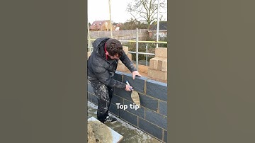 Top tip #brick #bricklaying #bricklayer #building #construction #tips #blockwork #work #explore #fyp