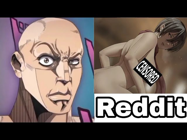 Animé vs Reddit the rock reaction meme