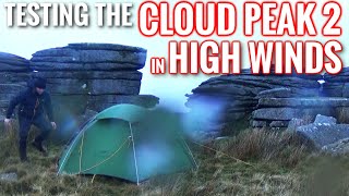 Naturehike Cloud Peak 2 Bad Weather Test (Solo Winter Camp in Storm Force Winds and Rain)