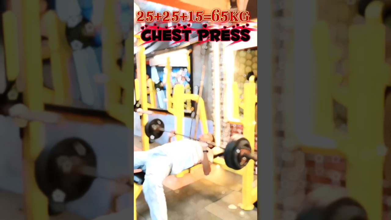 CHEST PRESS {56KG} 🤯 