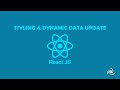 React JS Styling & Dynamic Data Update | External & Inline Style Explained in Bangla
