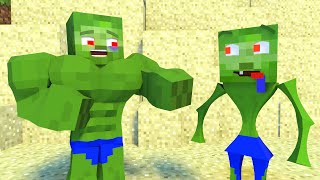 Best story | Thin Noob | Minecraft animation Life of Zomma & Zombо