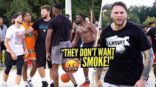 "I'm REAL LIFE!" Trash Talker WANTED TO FIGHT! Crswht & Ballislife EAST Coast Squad In Jacksonville!