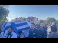 Χειροκροτήματα και στρατιωτικές τιμές στον Περικλή Στεφανίδη μετά την κηδεία του στο Κιλκίς image