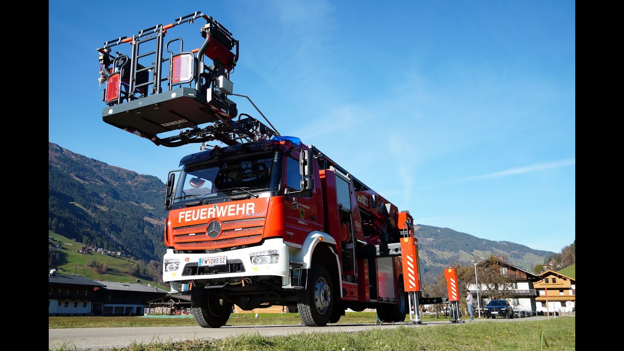 Neue Drehleiter der Freiwilligen Feuerwehr Ramsau
