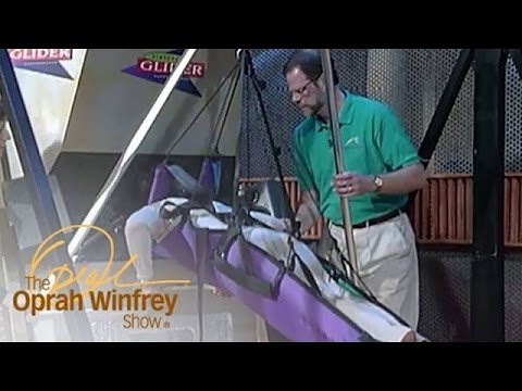 Oprah Goes Hang Gliding over Los Angeles--in Virtual Reality! | The Oprah Winfrey Show