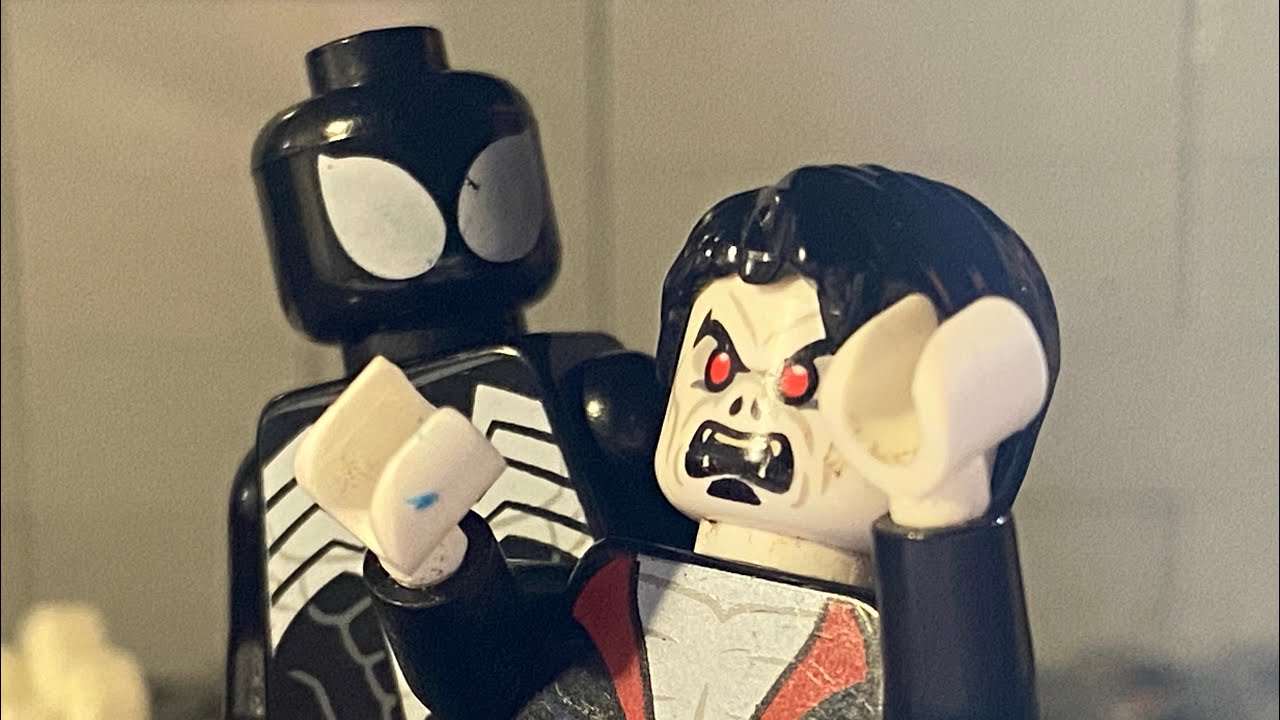 Spider-Man Vs Morbius - LEGO Stop Motion