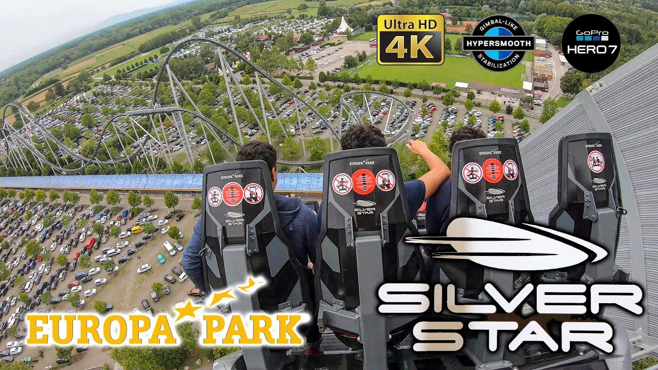 2019 Europa Park Silver Star Back Seat On Ride Ultra HD 4K POV GoPro 7 Hypersmooth