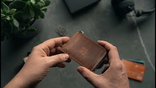 Pularys OLDTIMER SLIM wallet - Saddle Leather