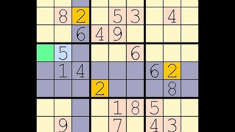 How to Solve Washington Times Sudoku Difficult  December 15, 2023