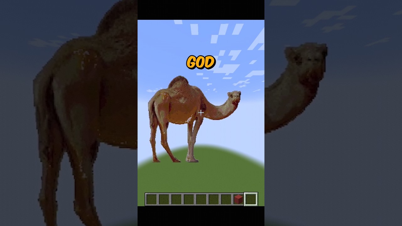 Noob vs Pro vs Hackor vs God Camel Pixel Art #shorts #minecraft #gaming #noobvsprovshackervsgod