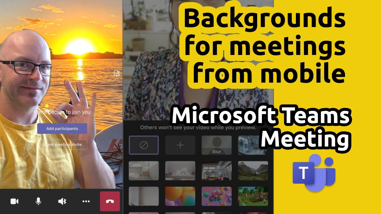 Change your background for a Teams meeting on mobile | by Darrell as a  Service | REgarding 365