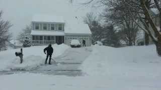 Time-lapse Snow Shoveling