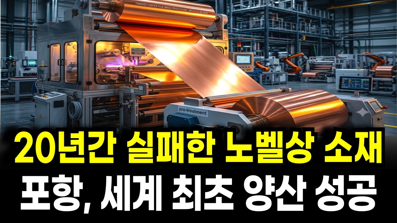 인류 미래를 바꿀 신소재, 세계 최초 포항 양산 성공ㅣ에어버스·현대도 줄 섰다