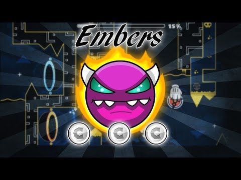 ¿La mejor canción de Dex Arson? | Embers (Medium Demon) | Geometry Dash 2.11
