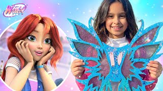 Make Your Own Bloom Wings Easy Fairy Wings For Carnival Diy Winx Club The Magic Is Back
